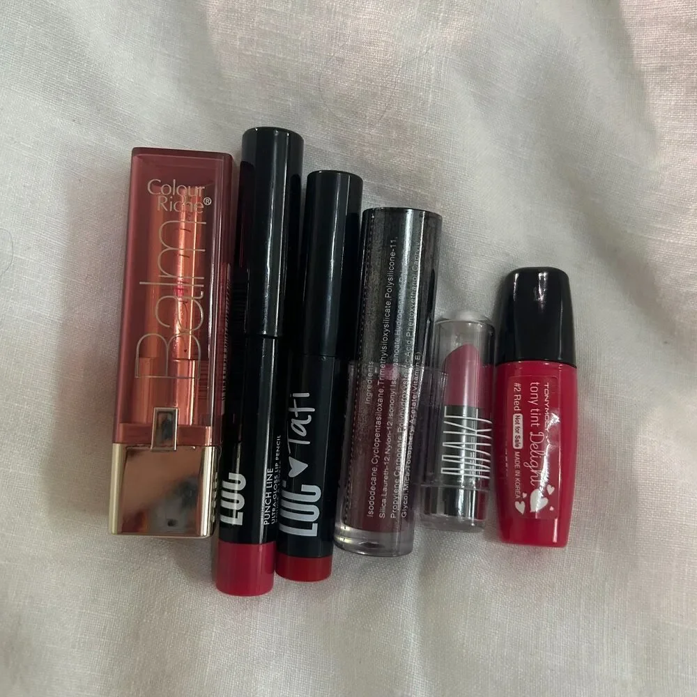 Lip Bundle Lot | RMS, Clinique, Hourglass, Urban Decay, YSL, Laura Mercier, MUFE